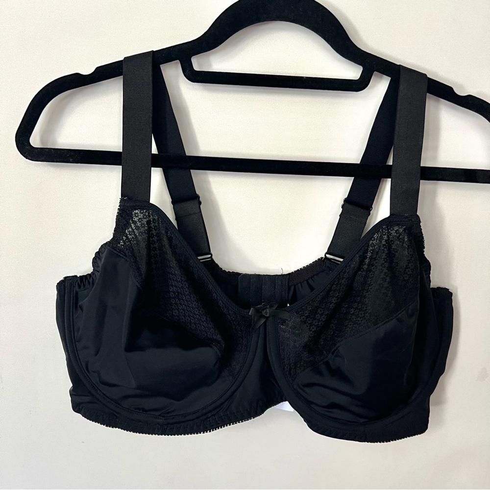 Curve Muse Lace Black Bra 44D